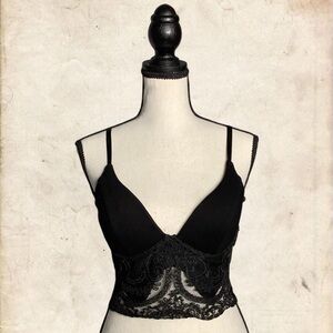 Windsor Black Lace Corset Top